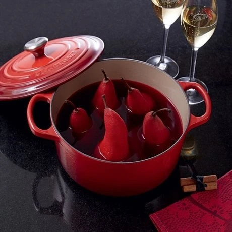 Le Creuset Cocotte Fonte Rond 26 Cm Cerise – Image 3