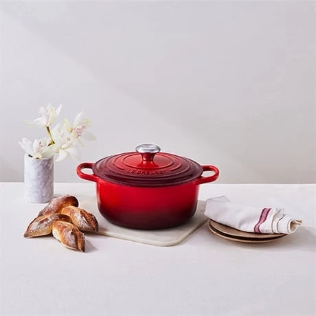 Le Creuset Cocotte Fonte Rond 26 Cm Cerise – Image 5