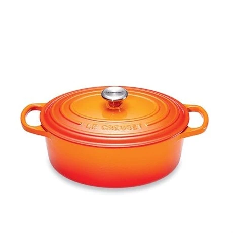 Le Creuset Cocotte Fonte Ovale Volcanique 29 Cm