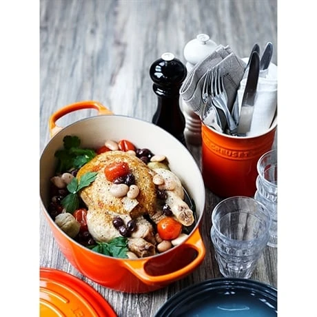 Le Creuset Cocotte Fonte Ovale Volcanique 29 Cm – Image 3