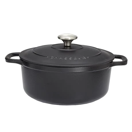 Cocotte Sublime Fonte Rond 6,1 L 28 Cm Noir