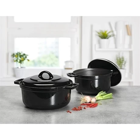 Invicta Cocotte Bistrot Noir 2 à 4 Personnes 20 Cm – Image 2