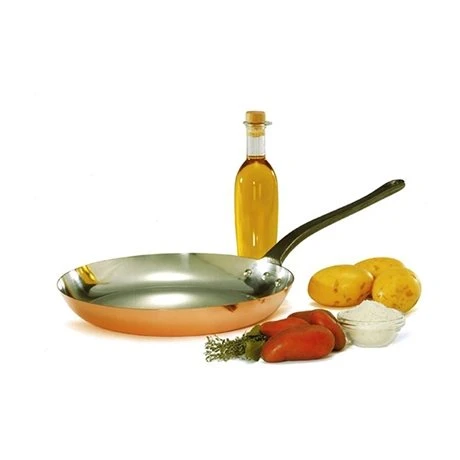 Poêle à Frire En Cuivre Massif 32 Cm – Image 2