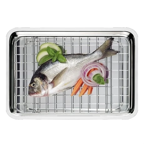 Plat à Four Smart Grill 36 X 25 Cm Avec Grille – Image 2