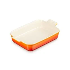 Le Creuset Plat Rectangulaire En Céramique 32 Cm Volcanique
