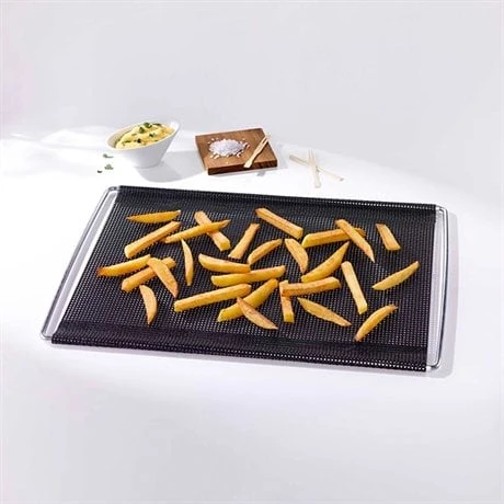 Grille De Cuisson Extensible Avec Feuille Perforée Anti-adhérente 41 à 49 Cm – Image 4