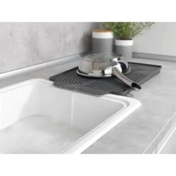Tapis égouttoir Linéa Gris