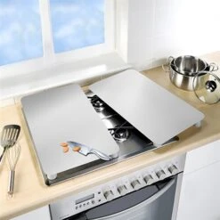 Set De 2 Couvres Plaques Argent 30 X 52 Cm