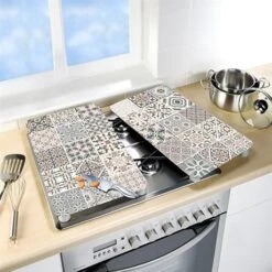 Set 2 Couvre-plaques Carreaux