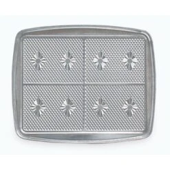 2 Plaques 4 Gaufrettes Fonte Aluminium 23,8 Cm 030221